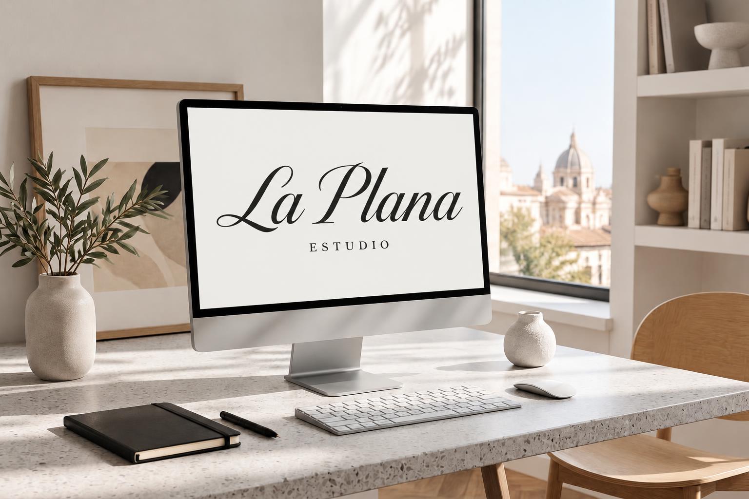 Marketing para empresas de Castellón, La Plana Estudio en la pantalla de un ordenador de escritorio